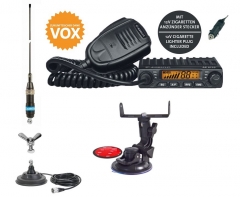 AE6110 VOX mit Stecker + Racer60 Magnetantenne + Saughalterung X